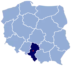 Localização de Zabrze na Polónia