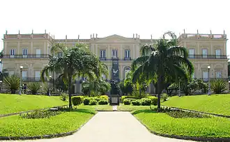 O Palácio da Quinta da Boa Vista, Rio de Janeiro.
