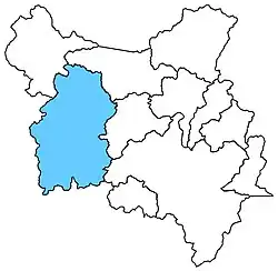 Localização do distrito de Pacotuba em Cachoeiro de Itapemirim