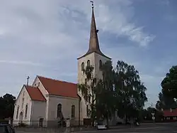 Uma igreja em Paide
