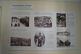 Painel do Desinfectório Central.