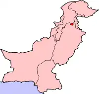 Localização de Islamabade