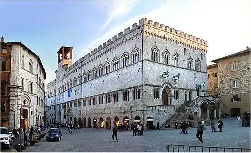 Palazzo dei Priori, Perúgia, Itália.