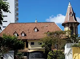Palacete Baruel, visto da Rua Paulo Golçalves
