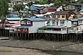 Palafitas em Chiloé.