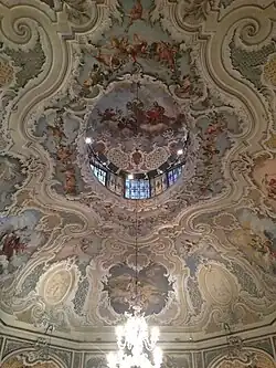 Teto do salão