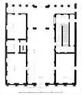 Planta do palácio, por Ottavio Bertotti Scamozzi, 1776