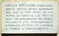Placa de homenagem a Nello Puccioni