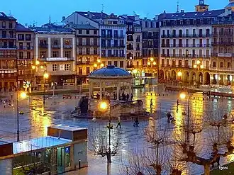 Praça do Castelo, parte do Casco Antiguo de Pamplona
