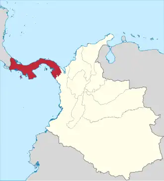 Localização de Panamá