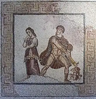 Mosaico na Villa lusitano-romana de Torre de Palma