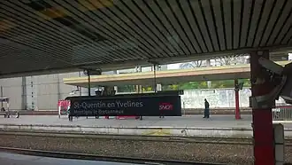 Sinalização da estação.