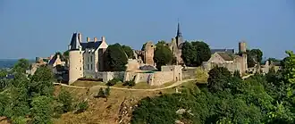Vista Panorâmica de Sainte-Suzanne, Mayenne