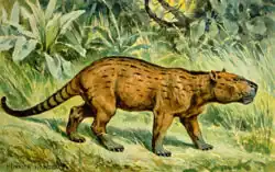 Pantolambda bathmodon Um pantodonte Comprimento 2 m