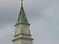 Detalhe da torre da Paróquia de São Geraldo das Perdizes