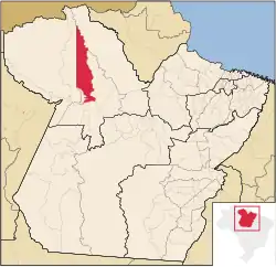 Localização de Alenquer no Pará