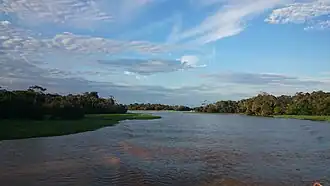 Paraná do Anamã, trecho do Rio Amazonas que dá o nome do município.