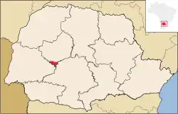 Localização de Altamira do Paraná no Paraná