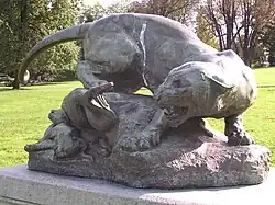 Drame au désert, 1891, de Georges Gardet.