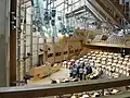 Câmara de debates no Parlamento Escocês