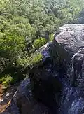 Cachoeira do ribeirão Santo Antônio.
