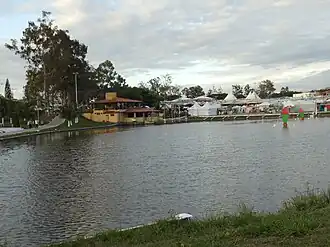 Parque Poliesportivo da Lagoa em época de festejos juninos