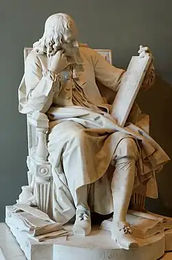 Augustin Pajou: Retrato de Blaise Pascal, 1775. Louvre