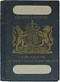 Passaporte de 1920 do Reino Unido da Grã-Bretanha e Irlanda