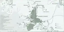 Mapa da cidade de Chake Chake