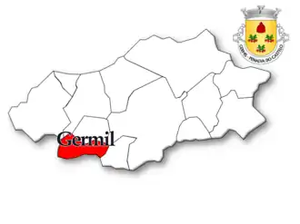 Localização no município de Penalva do Castelo