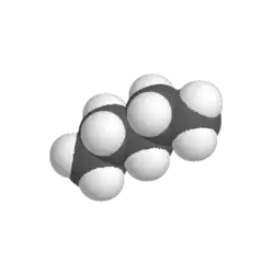 Modelo espacial do n-pentano