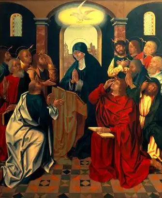 Pentecostes, Capelas laterais da Igreja de São Francisco de Évora, Museu Nacional de Arte Antiga