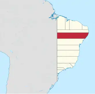 Localização de Pernambuco