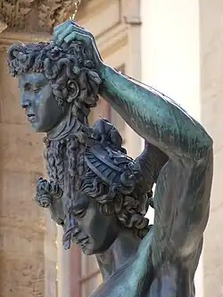 Perseu com a cabeça da Medusa de Benvenuto Cellini