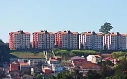 Detalhe urbano do distrito de Perus