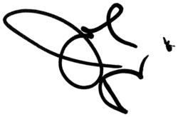 Assinatura de Joe Pesci