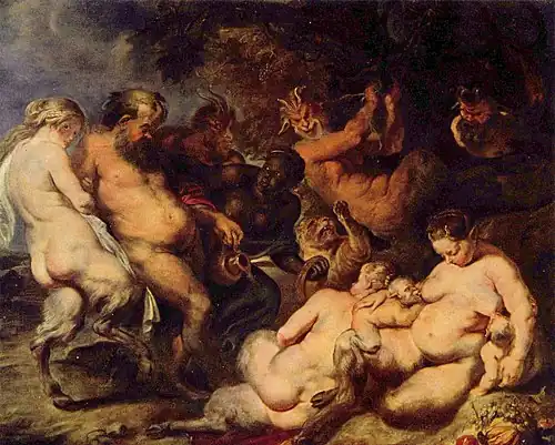 Peter Paul Rubens, Bacanal, 1615