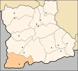 Município de Petrich na província de Blagoevgrad