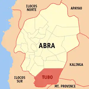 Tubo na Abra Coordenadas : 17°15'N, 120°44'E