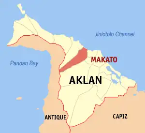 Makato na Aklan Coordenadas : 11°42'43.20"N, 122°17'31.92"E