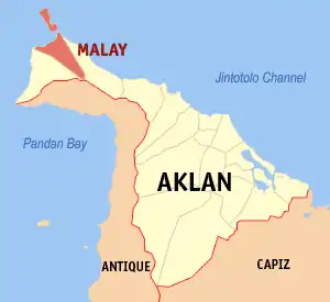 Malay na Aklan Coordenadas : 11°53'59"N, 121°54'34"E