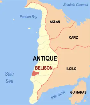 Belison na Antique Coordenadas : 10°50'17"N, 121°57'38"E
