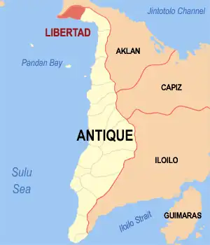 Libertad na Antique Coordenadas : 11°46'8.30"N, 121°55'7.92"E
