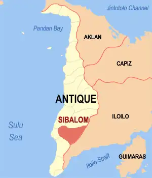 Sibalom na Antique Coordenadas : 10°47'18"N, 122°1'3"E
