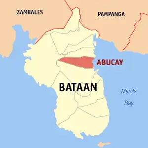 Abucay na Bataan Coordenadas: 14°43'19.97"N, 120°32'7.56"E