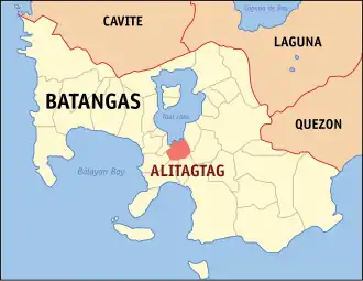 Alitagtag na Batangas Coordenadas : 13°51'54.17"N, 121°0'22.75"E