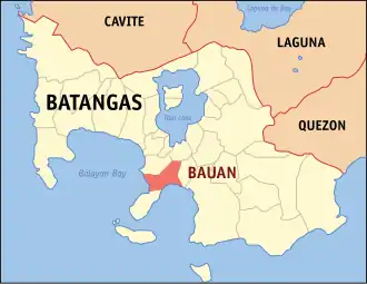 Bauan na Batangas Coordenadas : 13°47'30.12"N, 121°0'30.60"E