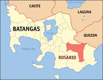 Rosario na Batangas Coordenadas : 13°50'46"N, 121°12'22"E