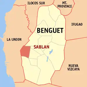 Sablan na Benguet Coordenadas : 16°29'48"N, 120°29'15"E