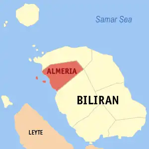Almeria na Biliran Coordenadas : 11°37'14.06"N, 124°22'45.68"E
